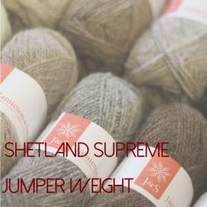 Shetland Supreme Jumper Weight