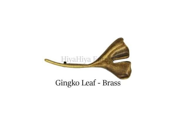 Ginko Leaf Brass